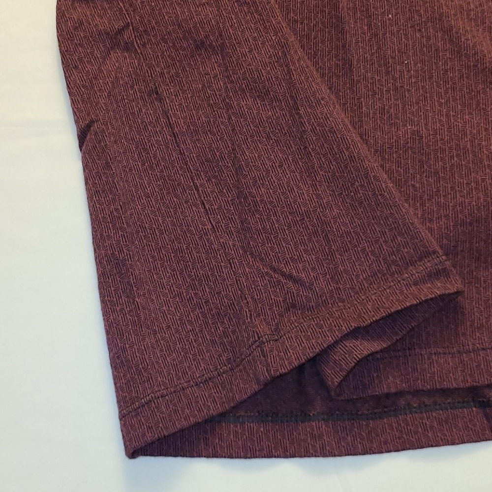 Alfani long-sleeve V-neck fire red tee - Picture 11 of 16